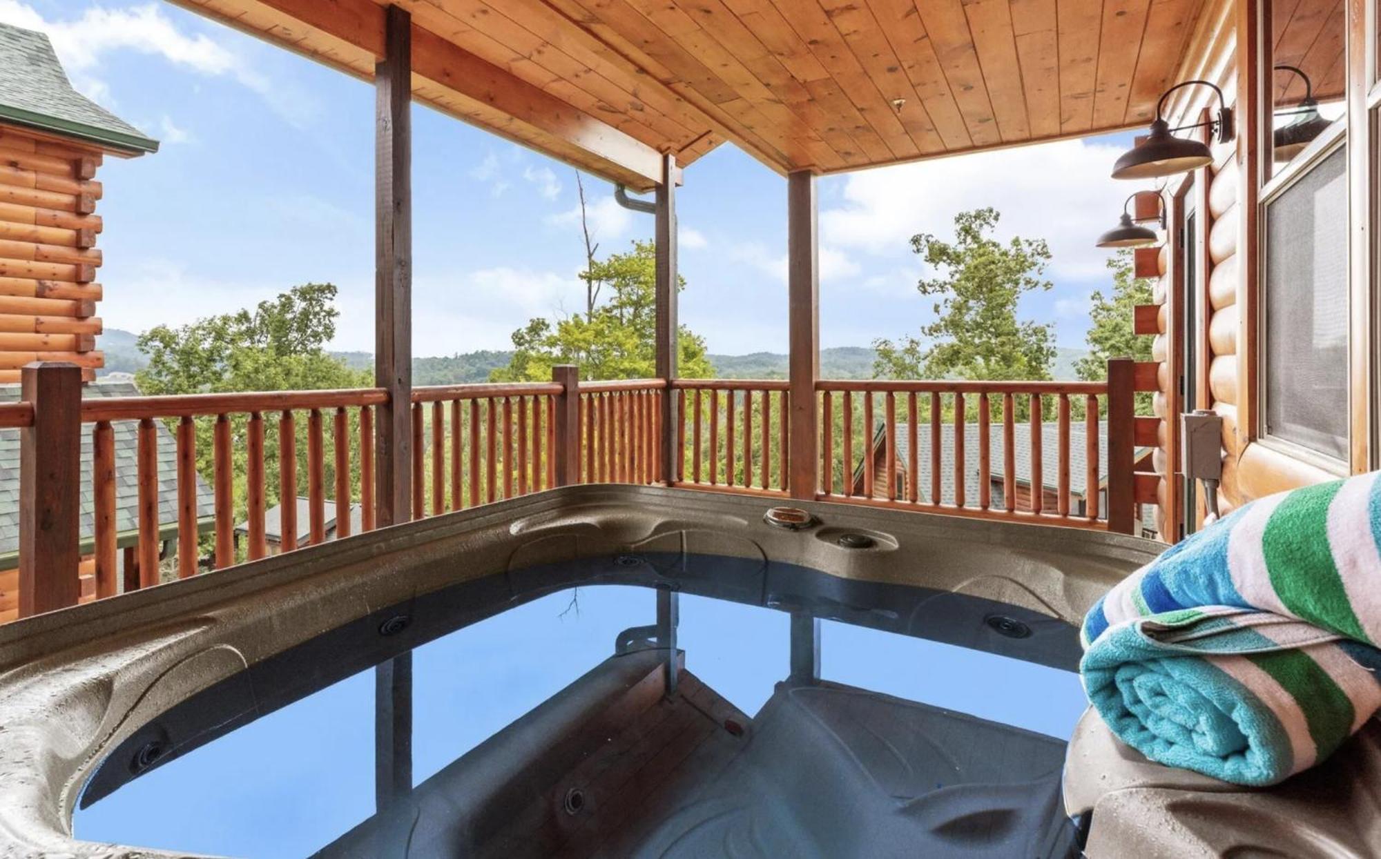 New Luxury Cabin With Indoor Pool, Hot Tub, & Theater Villa Pigeon Forge Eksteriør billede